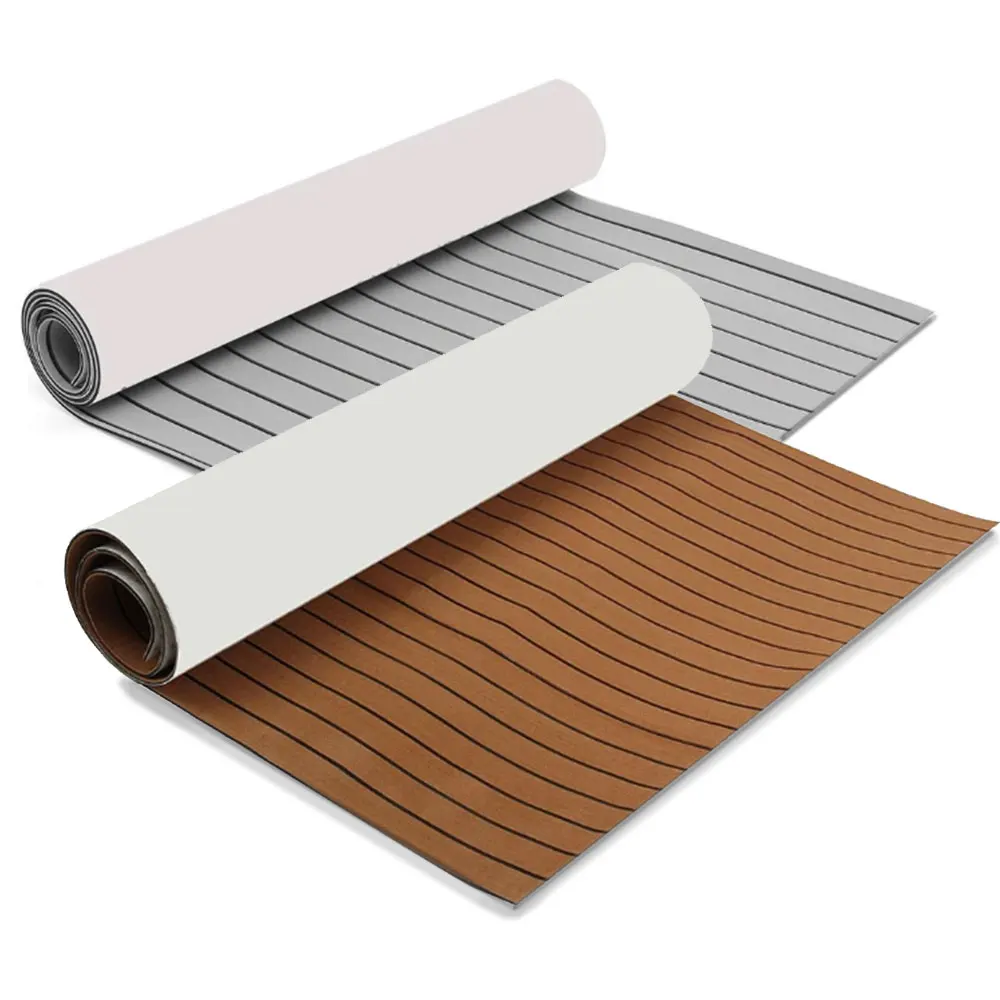 Custom Outdoor EVA foam boat decking Engineered Flooring sheet with Super 3M glue