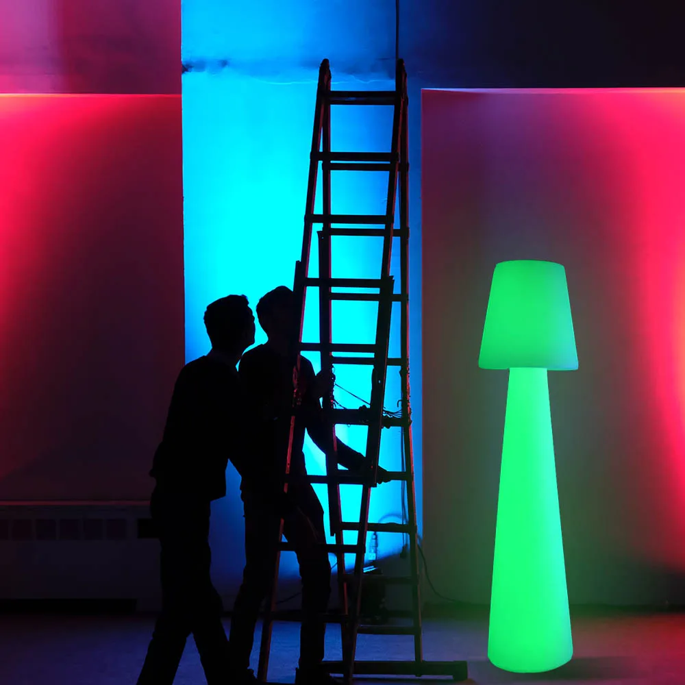 Indoor modern light led colorful Multicolor RGB led lights home bedroom decoration corner lamp smart led Floor lamp