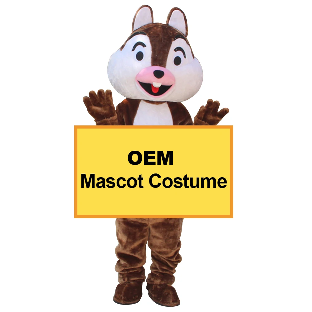 Squirrel Mascot Costume Animal Cartoon Anime Cosplay For Adults Cosplay Fancy Dress Halloween