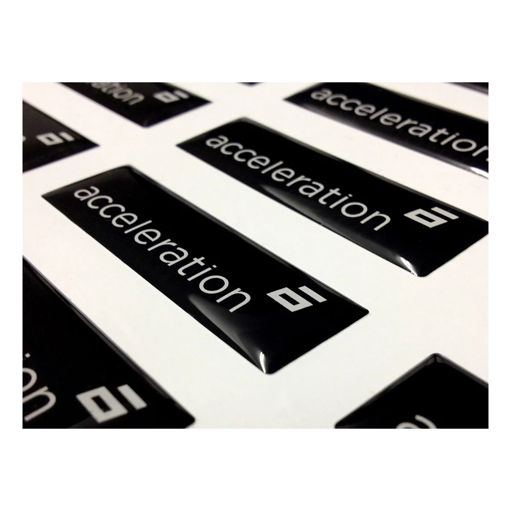 Custom Plastic Printing Custom 3d  Gel Clear Epoxy Resin Sticker Dome Epoxy Sticker Label Machine