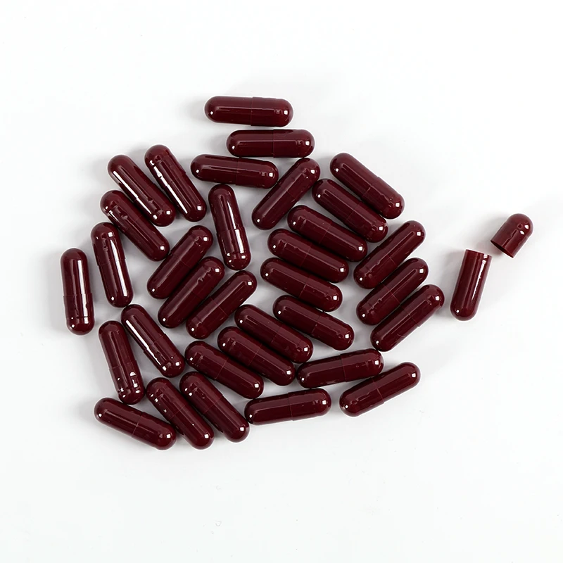 Coffee hollow capsule edible fast dissolving wholesale price size bulk hard shell