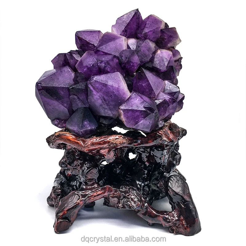 Wholesale Natural Amethyst Cluster mineral specimen natural crystal purple amethyst big cluster for decoration