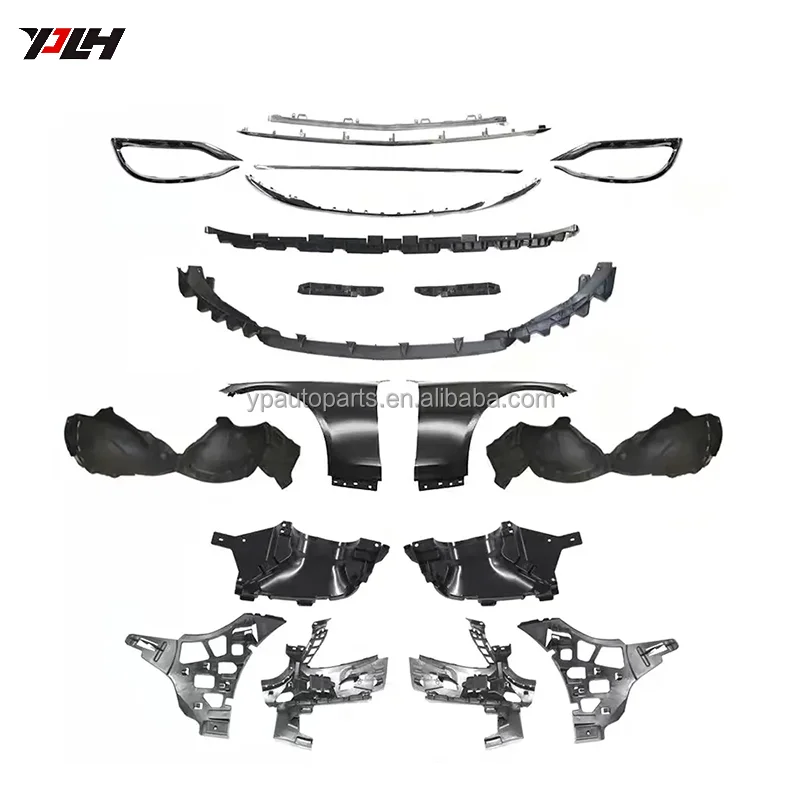 W221 Facelift Upgrade Body Kit For Mercedes-Benz W221 S Class 2006-2012 Year Upgrade to 2020 Year W222 May Style