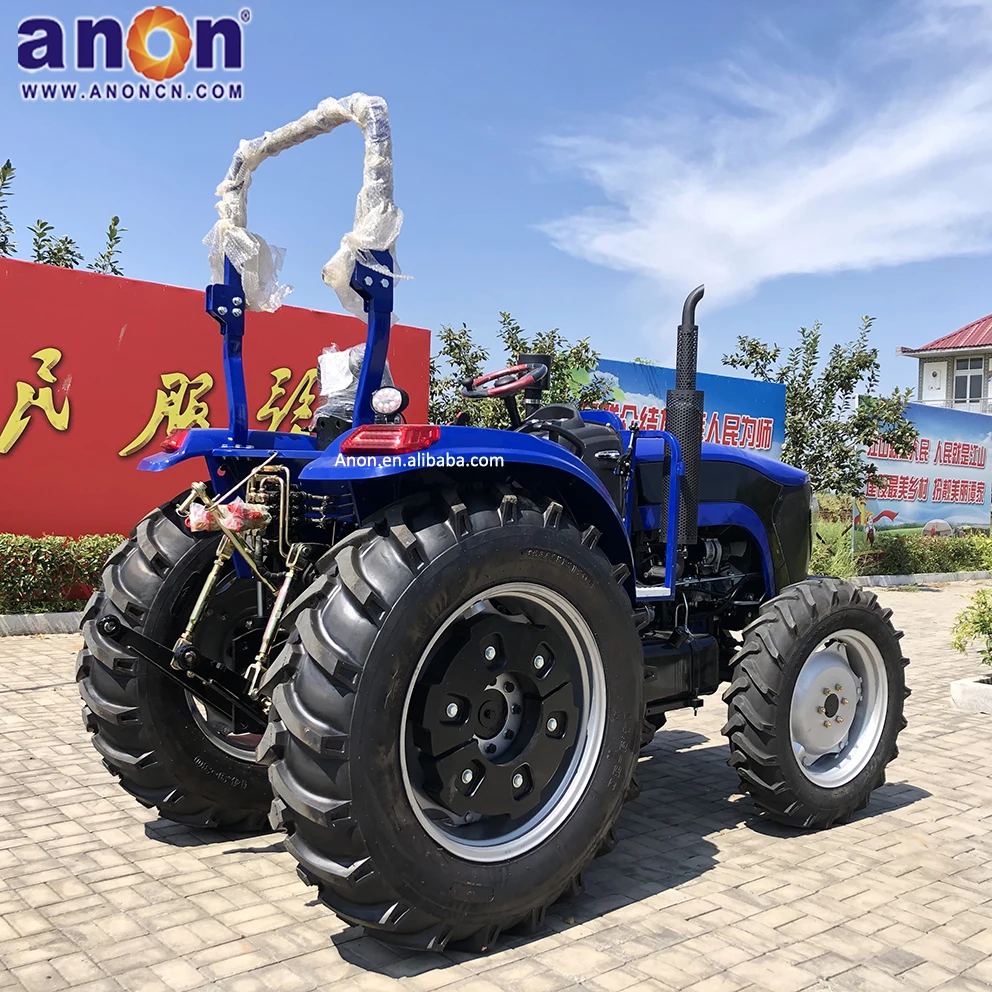 ANON 2024 Mini 4wd 4x4 100hp-140hp mini farm tractors agriculture electric wholesale farm tractors 12v tractor air conditioner