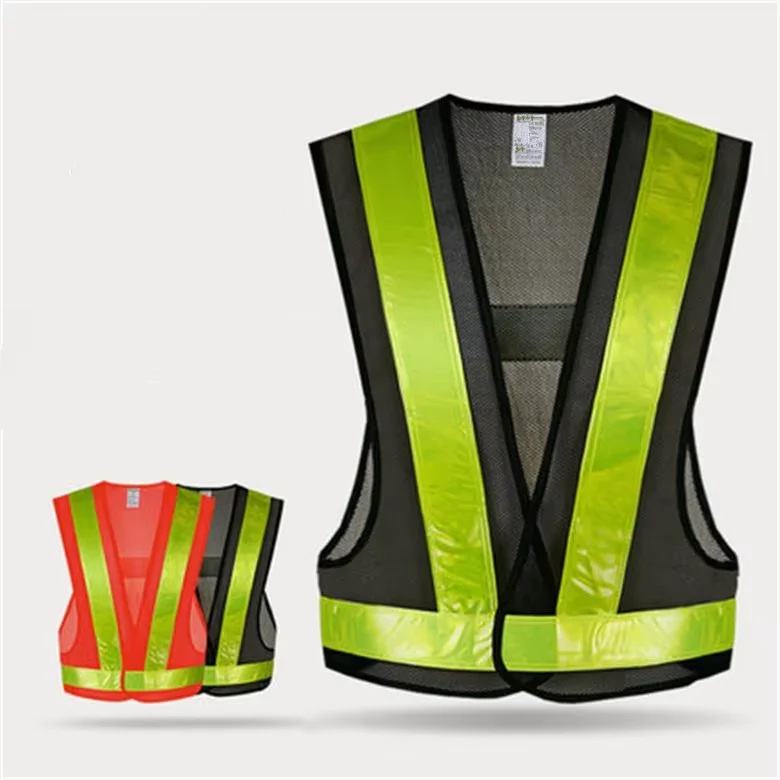 HBC Customized High Visibility Work Vest Safety work wear men Roadway Reflective Work Clothes Vest
