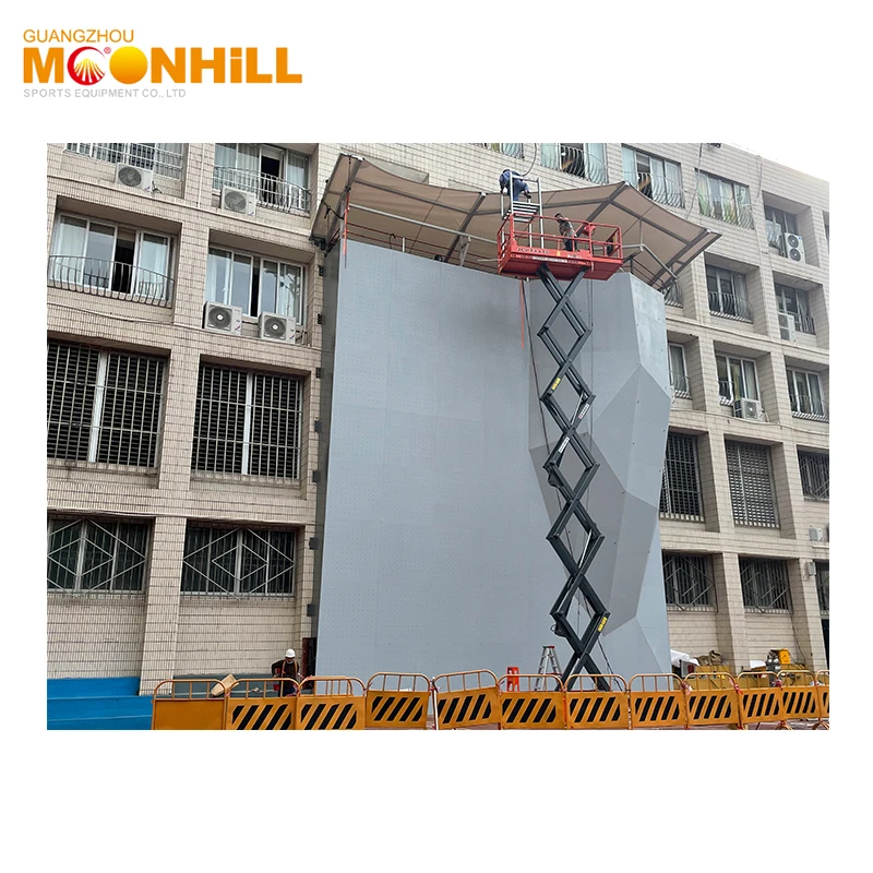 2024 new climbing wall frame autobelay rock climbing wall ziplines