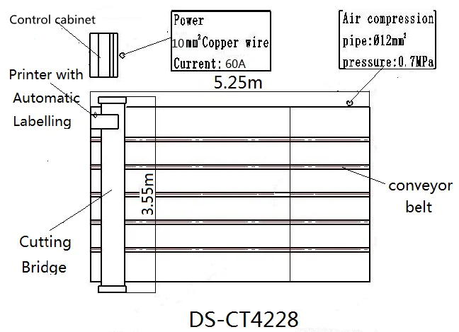 Fully automatic CNC laser marking glass cutting table  glass cutting machine automatic