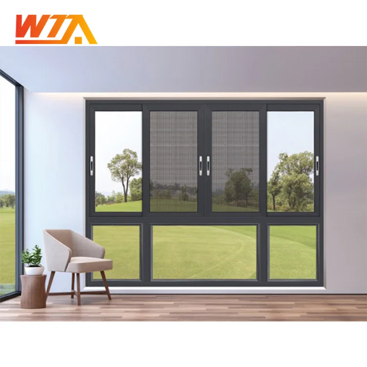 Commercial Residential Energy Efficient  Thermal Break Aluminium Windows And Doors Aluminum Casement Window