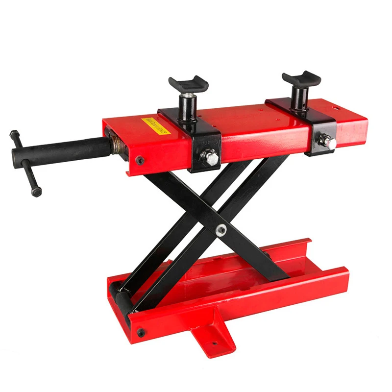 new product 1100 LB Motorcycle Dirt Bike ATV Scissor Center Jack Mini Lift Crank Floor Stand