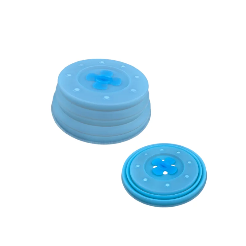 New magnetic Collapsible Silicone Microwave folding Splatter Guard food cover