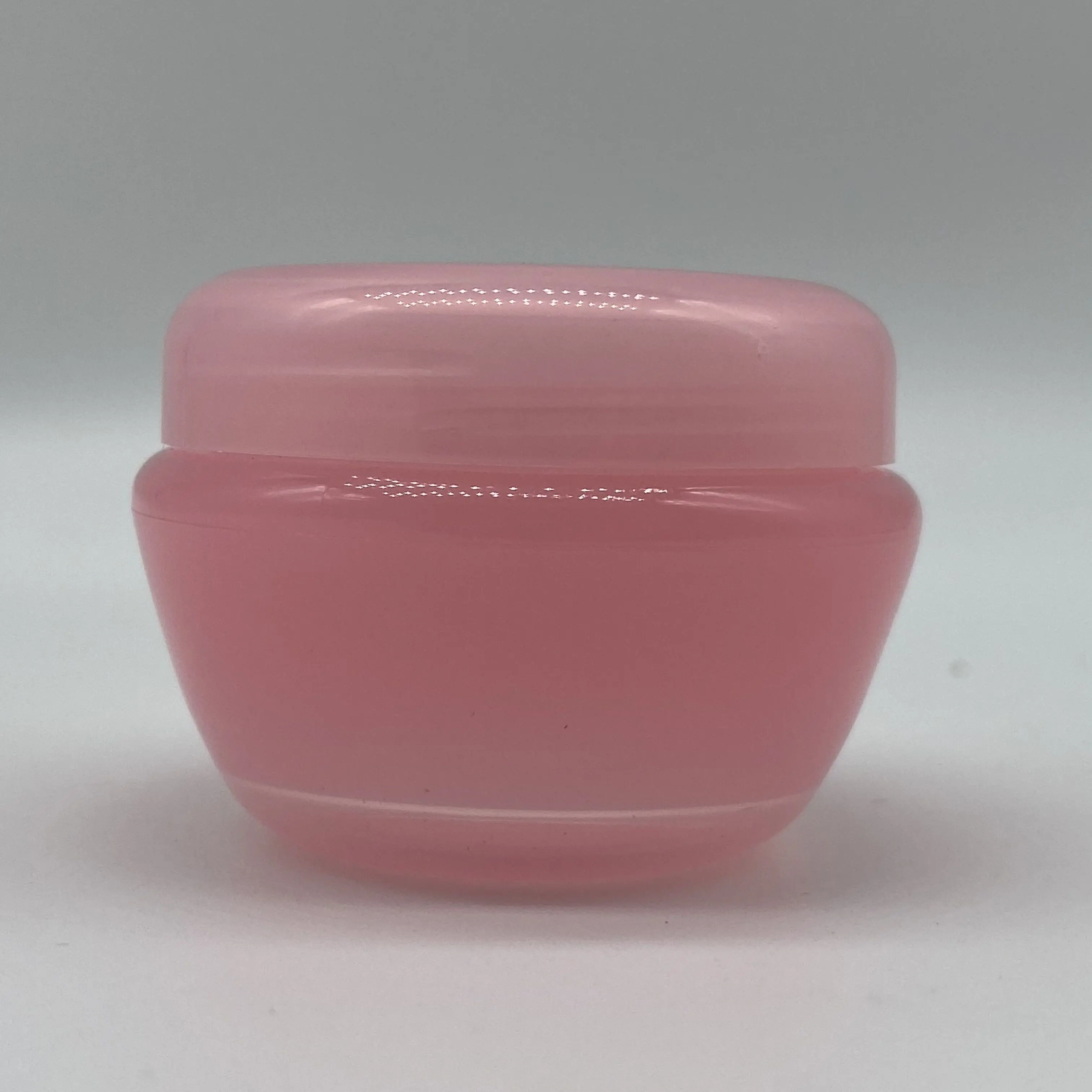 10g 20gram pp plastic mushroom shape pink color eye cream cosmetic container for girl skincare products