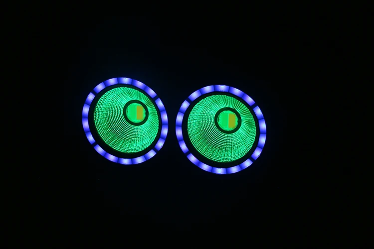 COB Par Stage LED Blinder Lights 2 Eyes 100W CW WW LED Rings for Wedding and Church