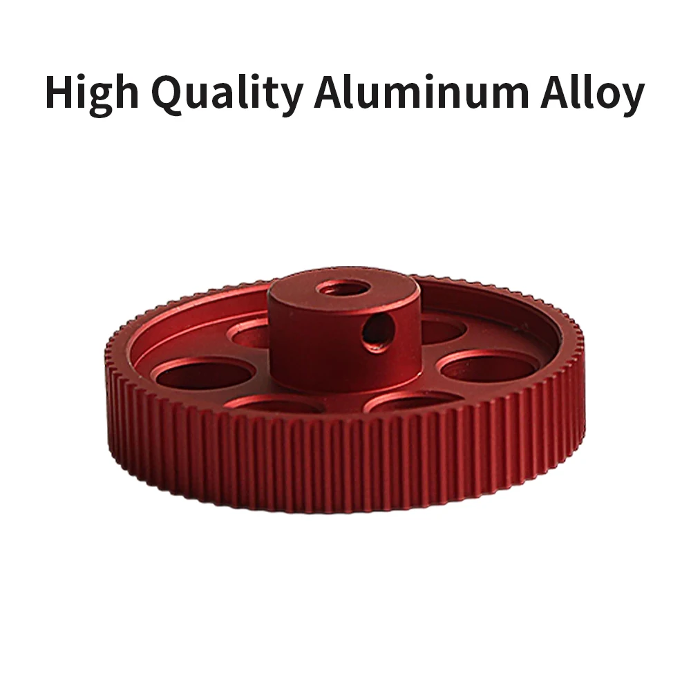 FYSETC 80 Teeth 2GT Synchronous Pulley Kit Black and Red for GT2 Synchronous belt width 9/10mm 80Teeth 80T Voron 2.4 3d Printer