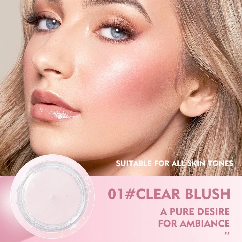 Custom Vegan Makeup Cream Blusher Vendor Face Cheek Waterproof Private Label Ph Color Changing Blush