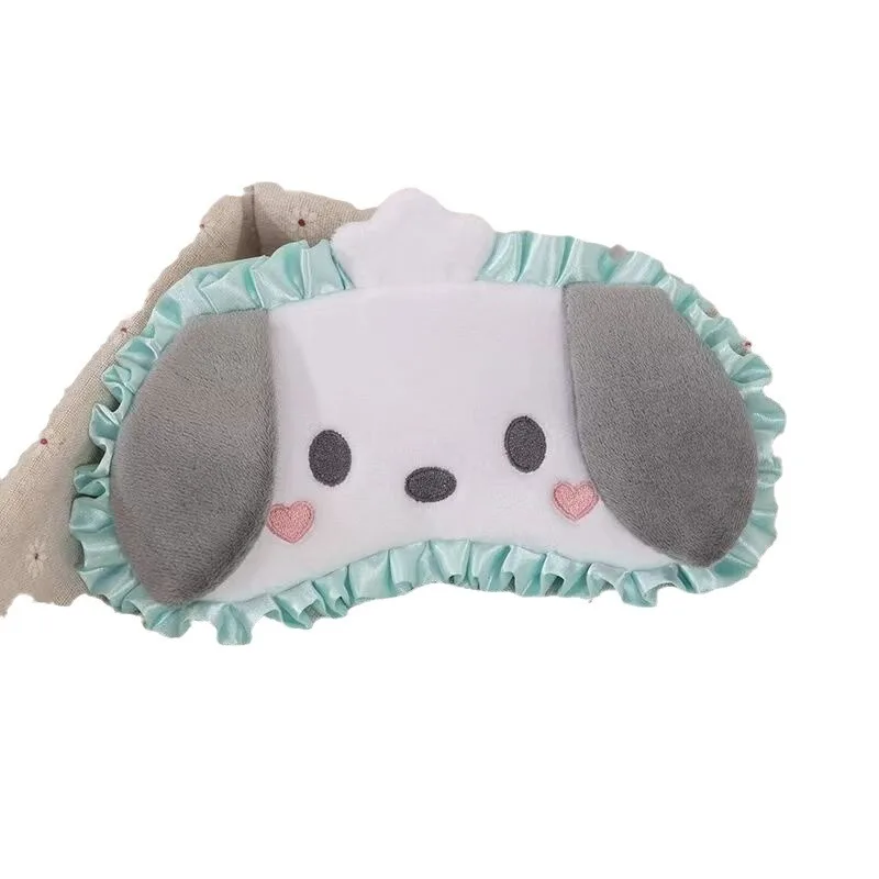 Sanrioed Plush Eye Mask Beautiful Patch Eye Fabric Packs Sleeping Comfort Plushies Girlfriend Gifts