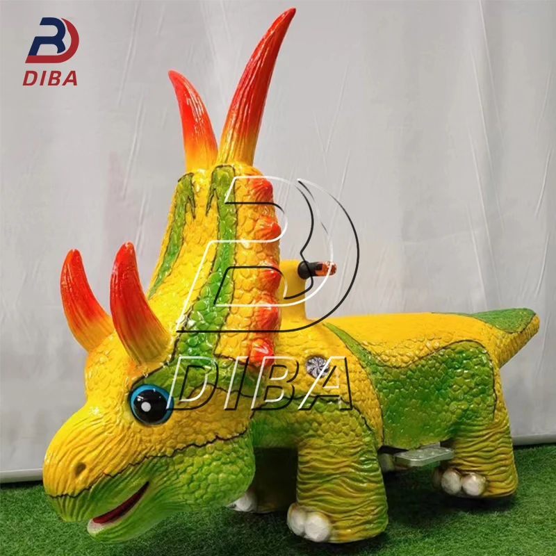 Electric Dinosaurs for Kids and Adults to Ride on Amusement Park Facilities