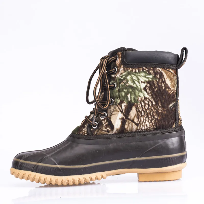 
Wholesale Waterproof Ladies Lace Up And Zipper Duck Boots For Women 