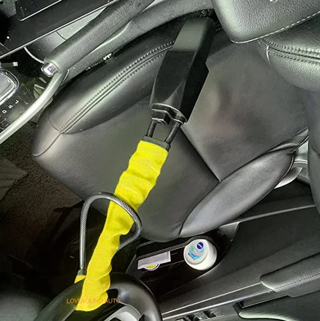 Seat Belt Lock Security Car Accessories Universal Seat Belt Socket Fixed Steering Wheel Lock
