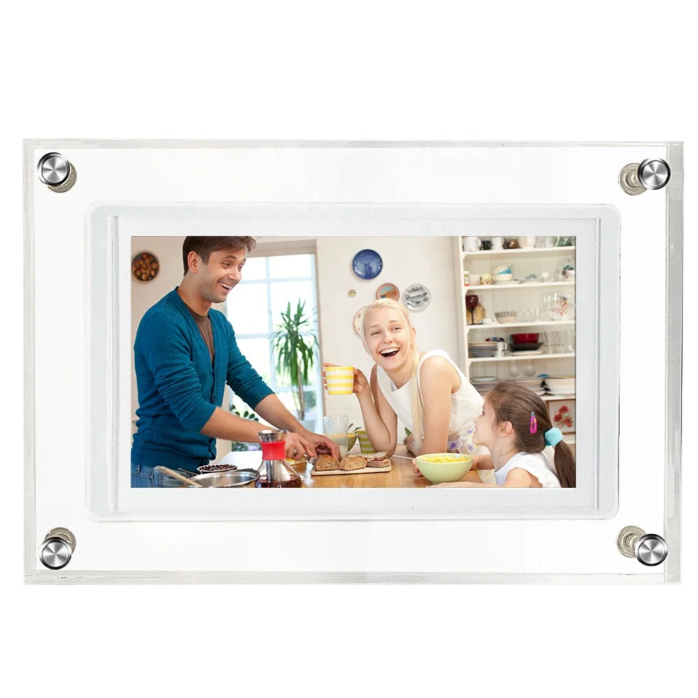 2023 New arrival 10.1 Inch 1280*800 IPS LCD Touch Screen 1080P 32GB Smart WiFi Digital Photo Frame