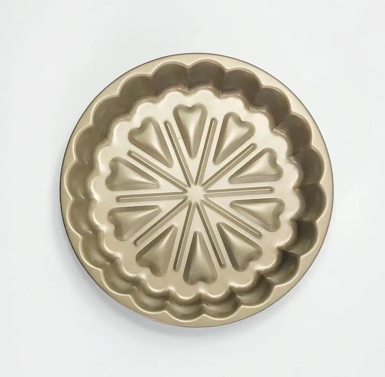 Flower nordic ware carbon steel non stick 8' bundt pan cake mold heavy weight roll edge pan heart shape cake pans