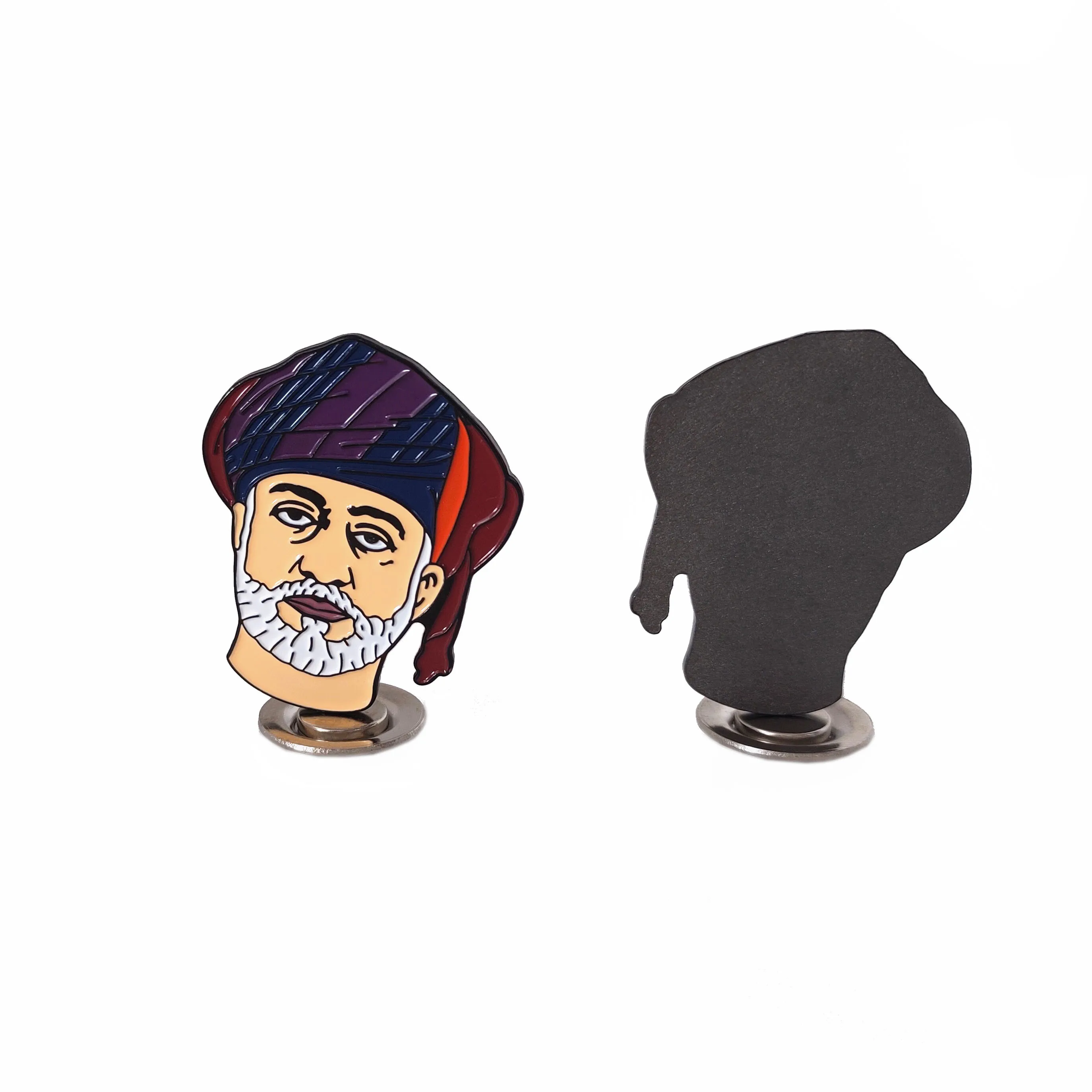 ASNY High-Quality Metal Gifts Souvenirs Custom Engraved Oman Metal People Badges