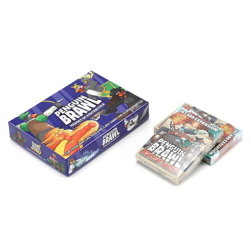 Manufacturers wholesale custom printed card games glossy coated poker games educational card games