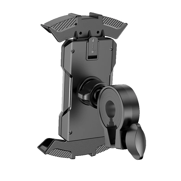 Bike Phone Holder, Motorcycle Phone Mount Motorcycle Handlebar Cell Phone Clamp, Scooter Phone Clip mount holder