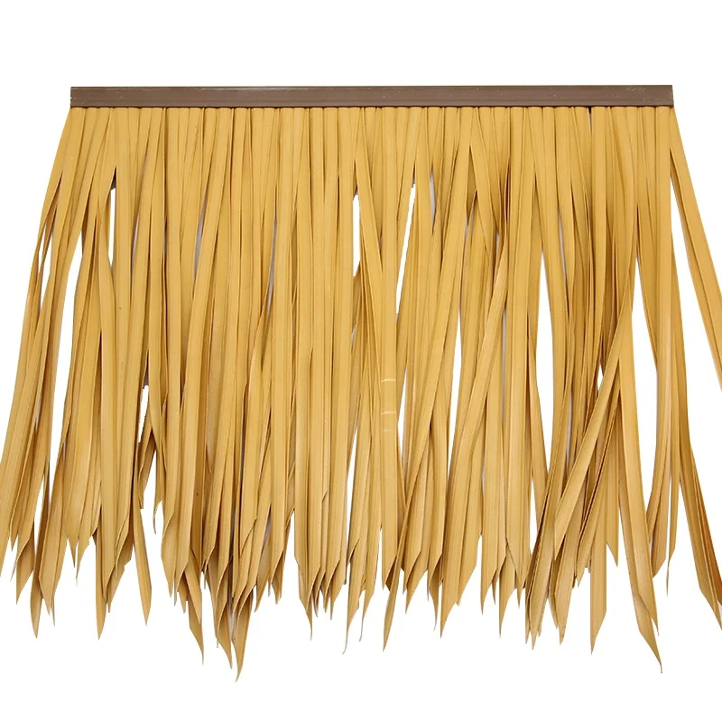 Artificial synthetic palm water reed thatch construction grass for roof