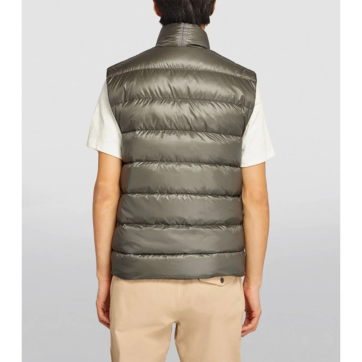 Custom Work Wear Puffer Fashion Cool Utility Vest OEM Service Heavy Duty Men Quilted Lined Outdoor Big Pockets Casual Jacket