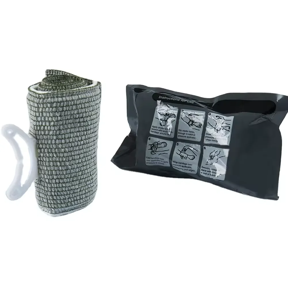 Best Price 4/6 Inch First Aid Medical Emergency Elastic Wound Israeli Trauma Bandage Medical Trauma Bandage