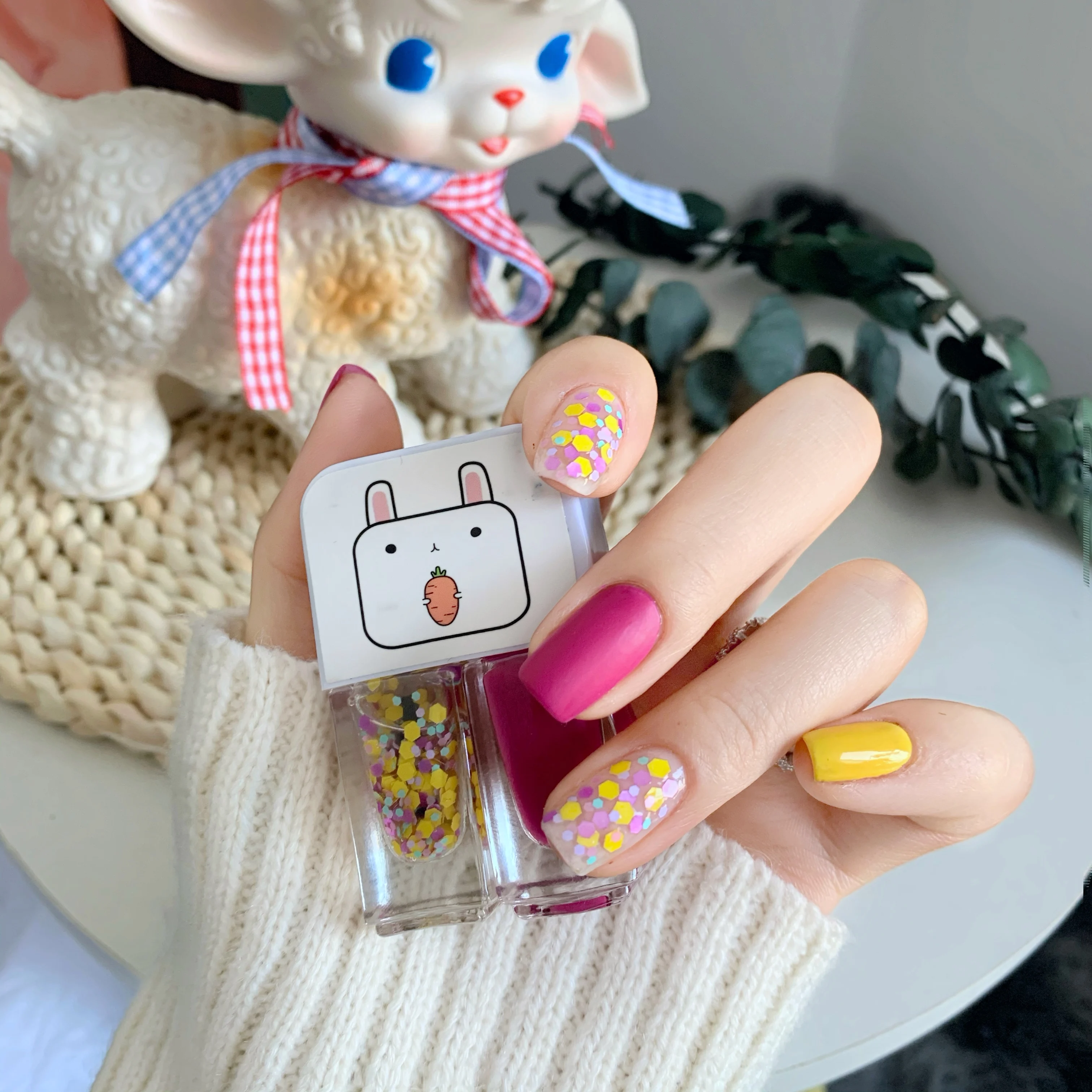 Красочные NON-TOXIZ и не имеет запаха шелушиться Детский Набор лаков для ногтей частная марка лака для ногтей на водной основе