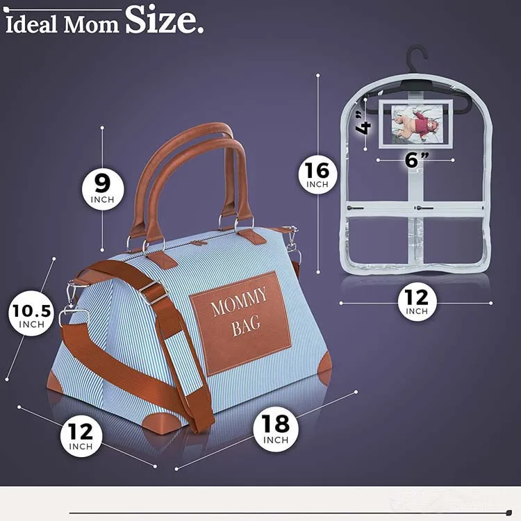 Custom nappy maternity bag portable baby diaper bag waterproof comfortable shoulder tote carry mama bag for hospital