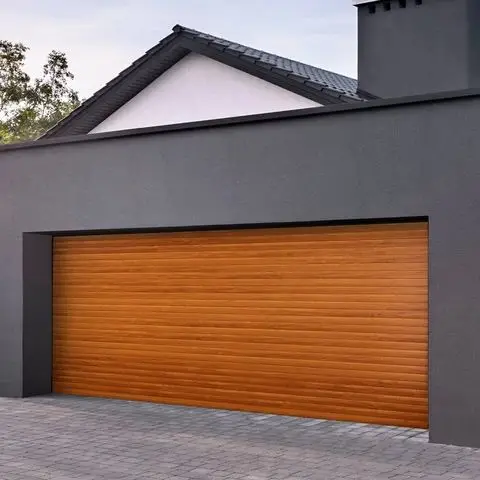High Quality Automatic Overhead Sectional Garage Doors Sandwich Garage Door Good Insulation Panels Automatic Garage Doors