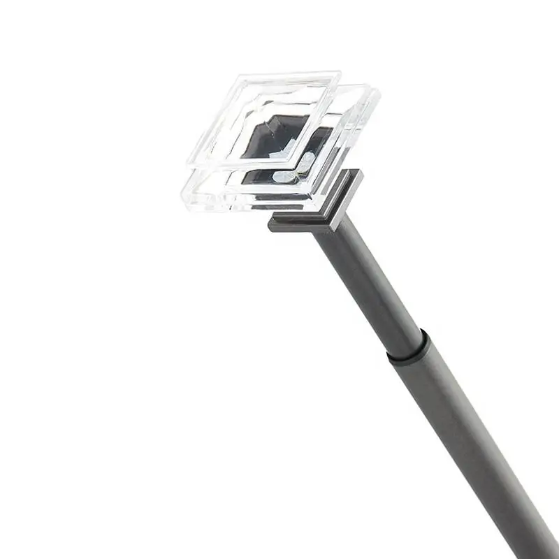 Factory Direct Sale Modern Style Hollow Metal With Plastic Material Curtain Rod Durable Window Curtain Rod For Living Room