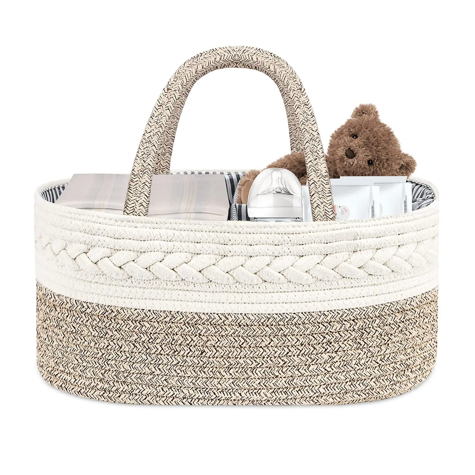 Selling fast high quality and superior quality baby diaper caddy organizer large capacity diaper storage basket