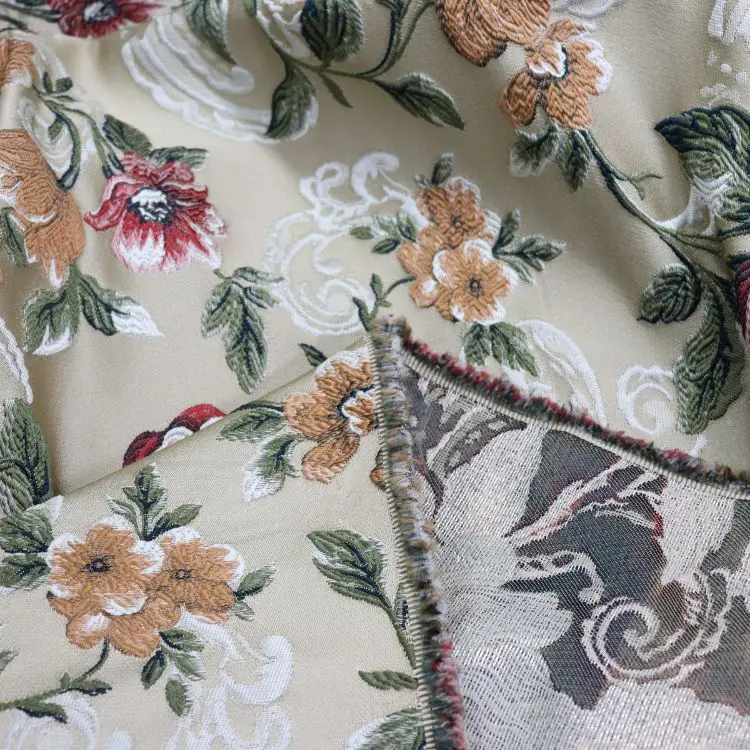 wholesale Jacquard  polyester sofa fabrics fabric for furniture textile