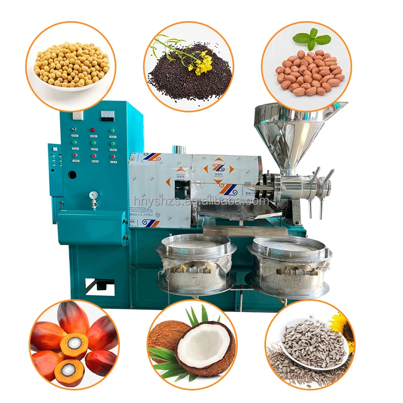 6yl-68 sunflower oil press machine castor oil cold pressed organic screw palm fruit coconut oil press machine