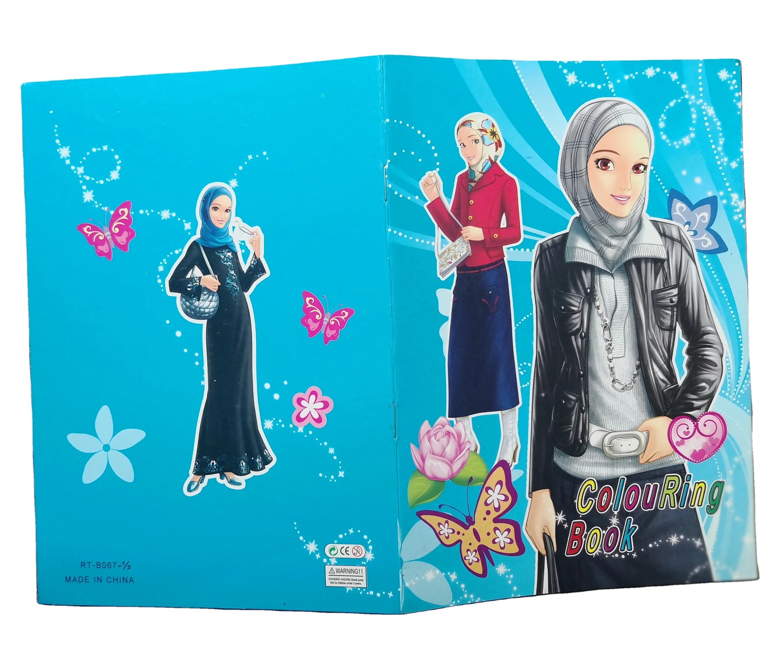 Attractive Colorful Beautiful Harmless Preschool Custom Mini Easy Coloring Books