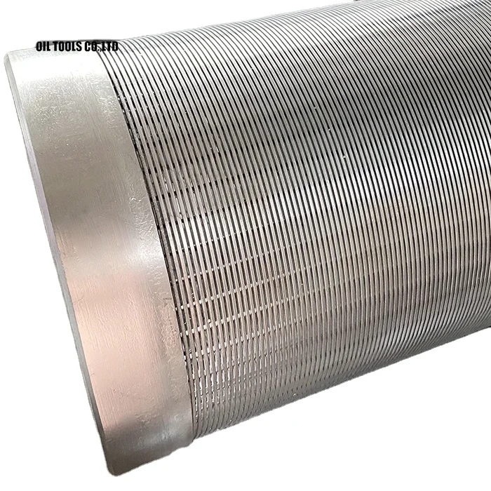 Manufacturer connection STC/BTC 0.75 mm slot wedge wire screen stainless steel pipe filter