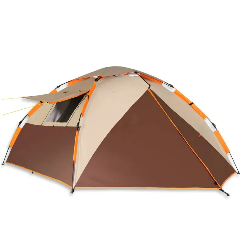 HongQiang Outdoor Camping Equipment Tents Quick Open Travel Camper Beach Fishing Wigwam With 2 Doors HQCM0014