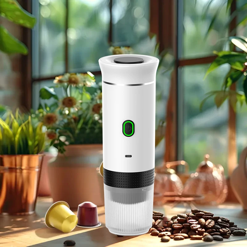 travel portable espresso maker cold hot extract coffee multi-function 3 in 1 Portable mini Hand Espresso  Capsule Coffee Machine