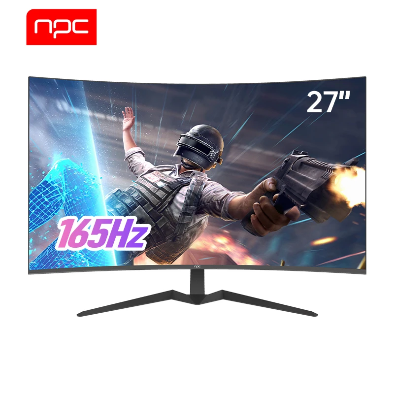 High quality AIWA PC monitor 27 inch curved 1500R 165hz gaming monitor