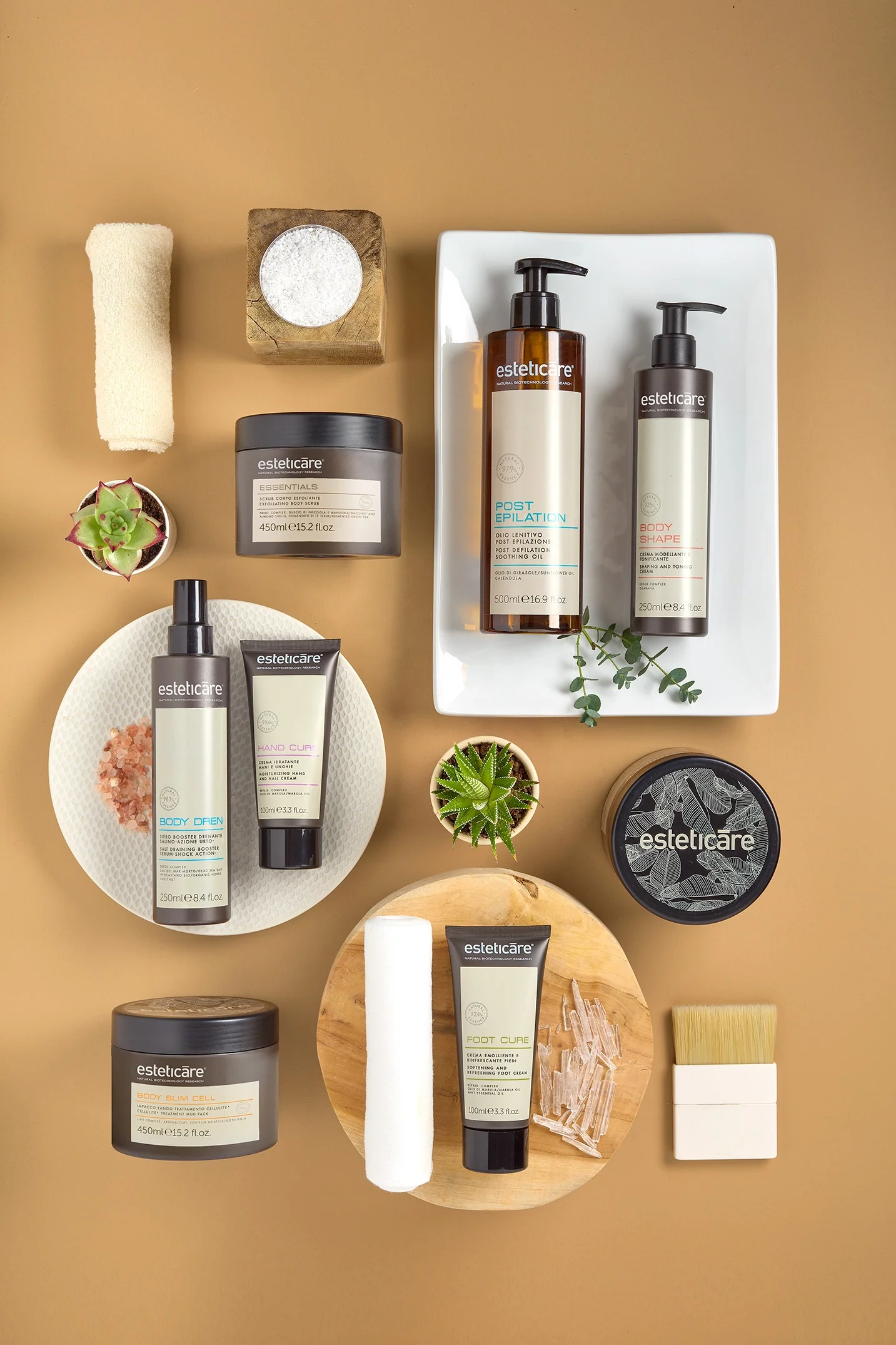 Shaping and toning cream 250ml body care guarana fragrance amber floral fat burning anti-cellulite Esteticare