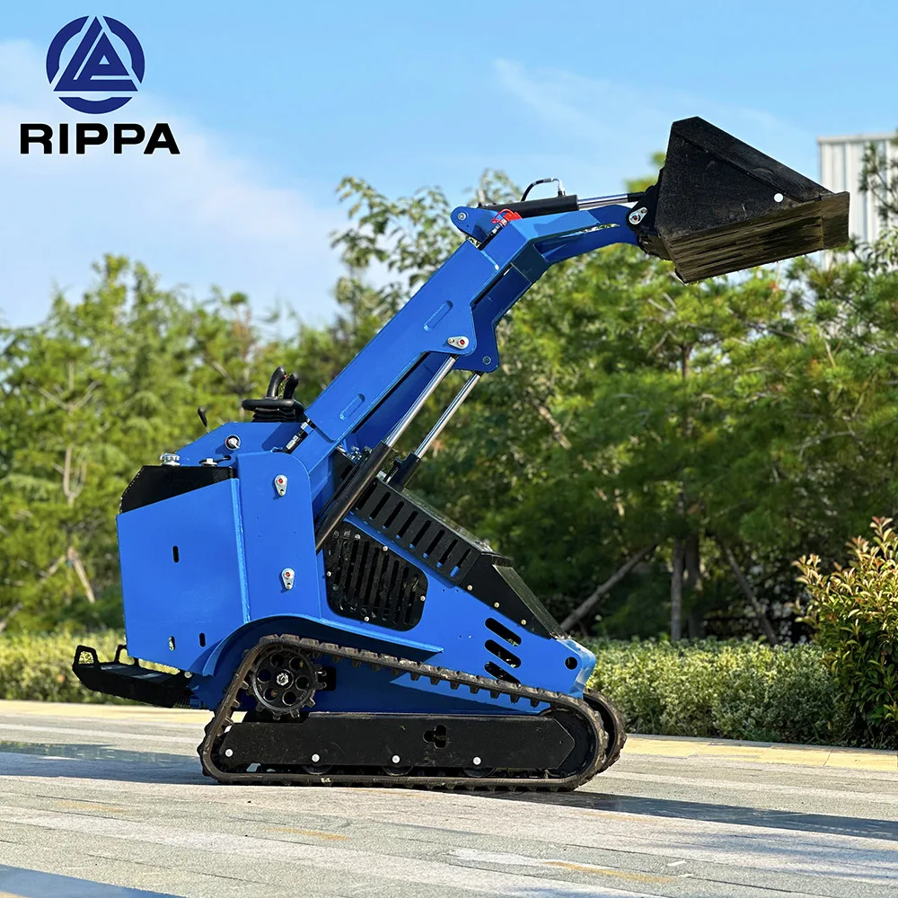 Skid Steer Loader Construction Standing Operation Mini Small Skid Steer Loader For Sale With Multiple Accessories
