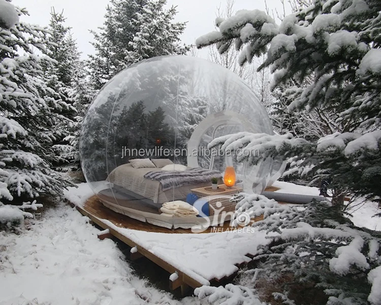 3m 4m 5m with blower  party outdoor transparent inflatable clear balloon dome tent inflatable bubble