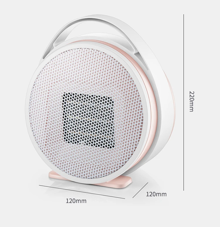 Moogul 800W Home Electric Room Heater Mini Personal Heater With Tip-Over Protection