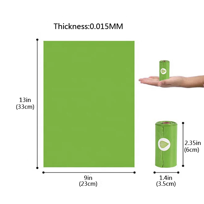 Custom Printed Pet Poop Bag EPI Biodegradable Dog Disposal Waste Bags box