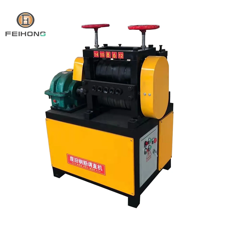New Product Customized Scrap Steel Bar Straightener Wasted Rebars Straightening Machine