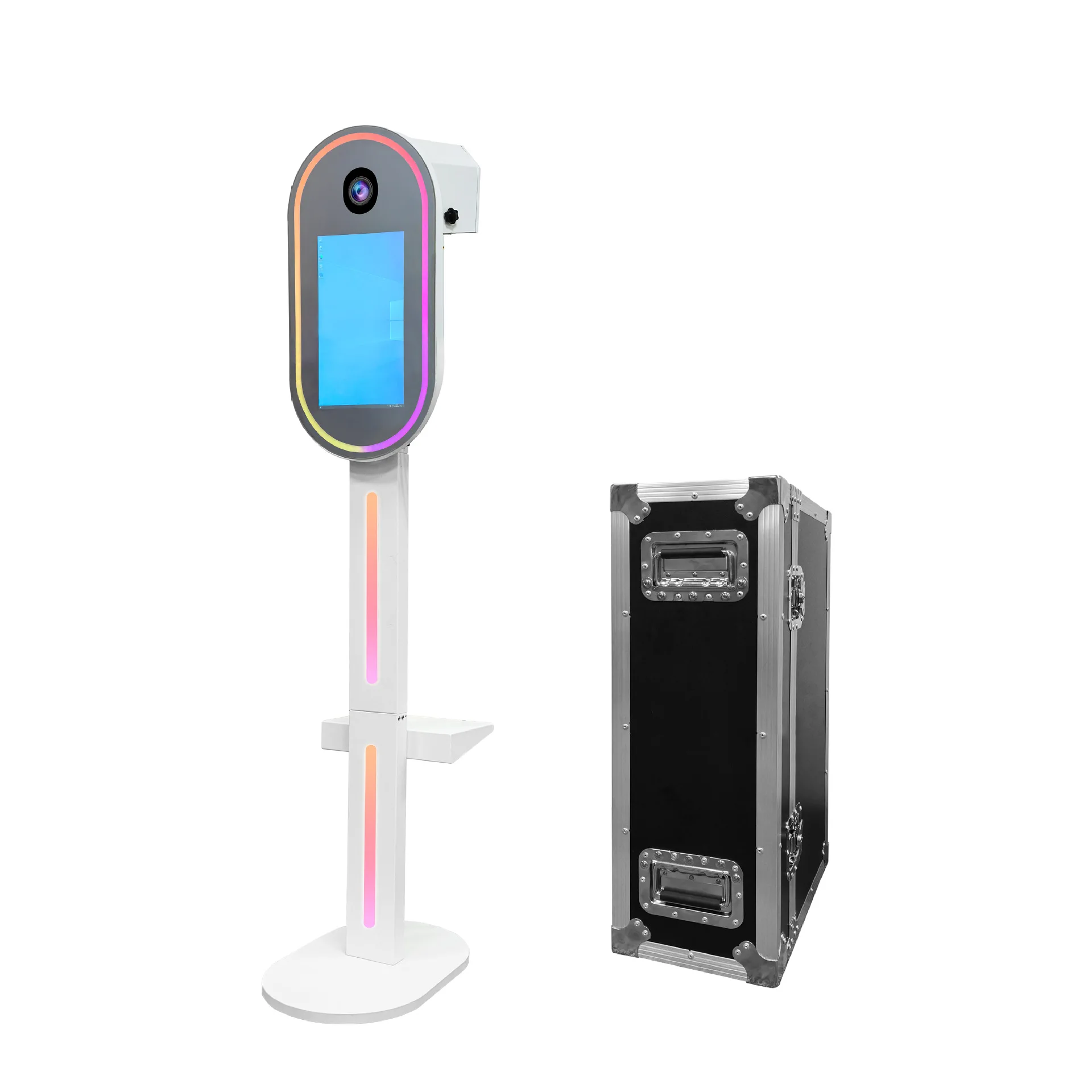 15.6 Inches Touch Screen Mirror Photo Booth Vintage Vogue Photobooth Stand Prices with Printer