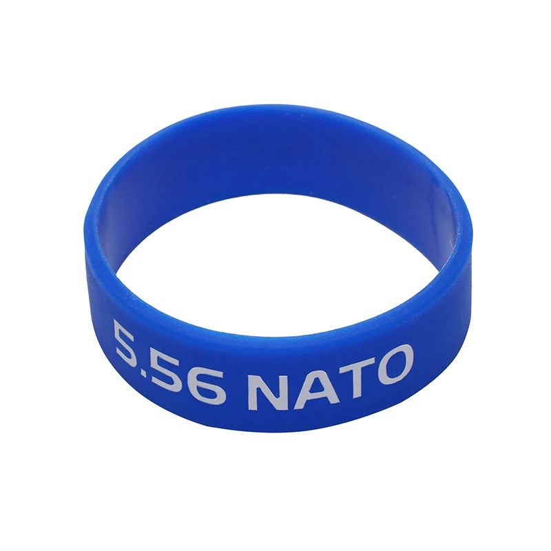 5.56 NATO Firearm Colorful Widen Tactical Magazine Marking Holster Rubber Ring Non-slip Elastic Rubber Magazine Marking Band